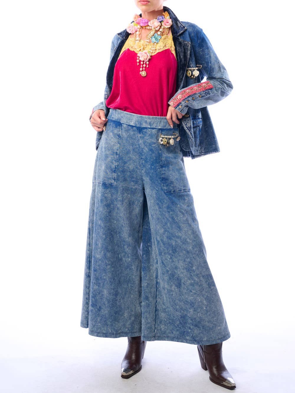AR5 • Aratta Colonel Pants | French Terry Pants | Wide-Leg Cotton Pants Wide Leg